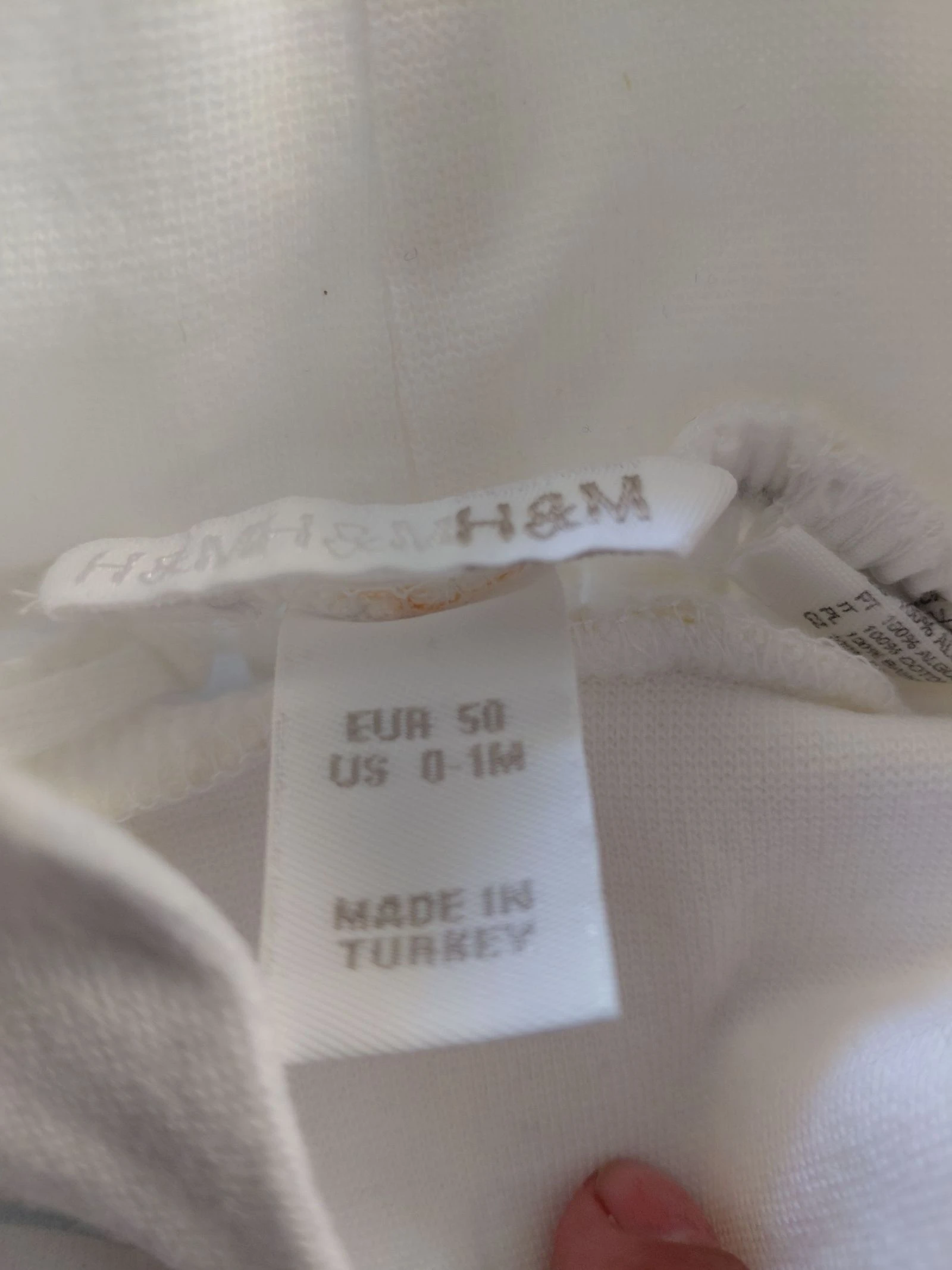 Calça com pés h&m 50 cm nascimento 1 mês – photo 4